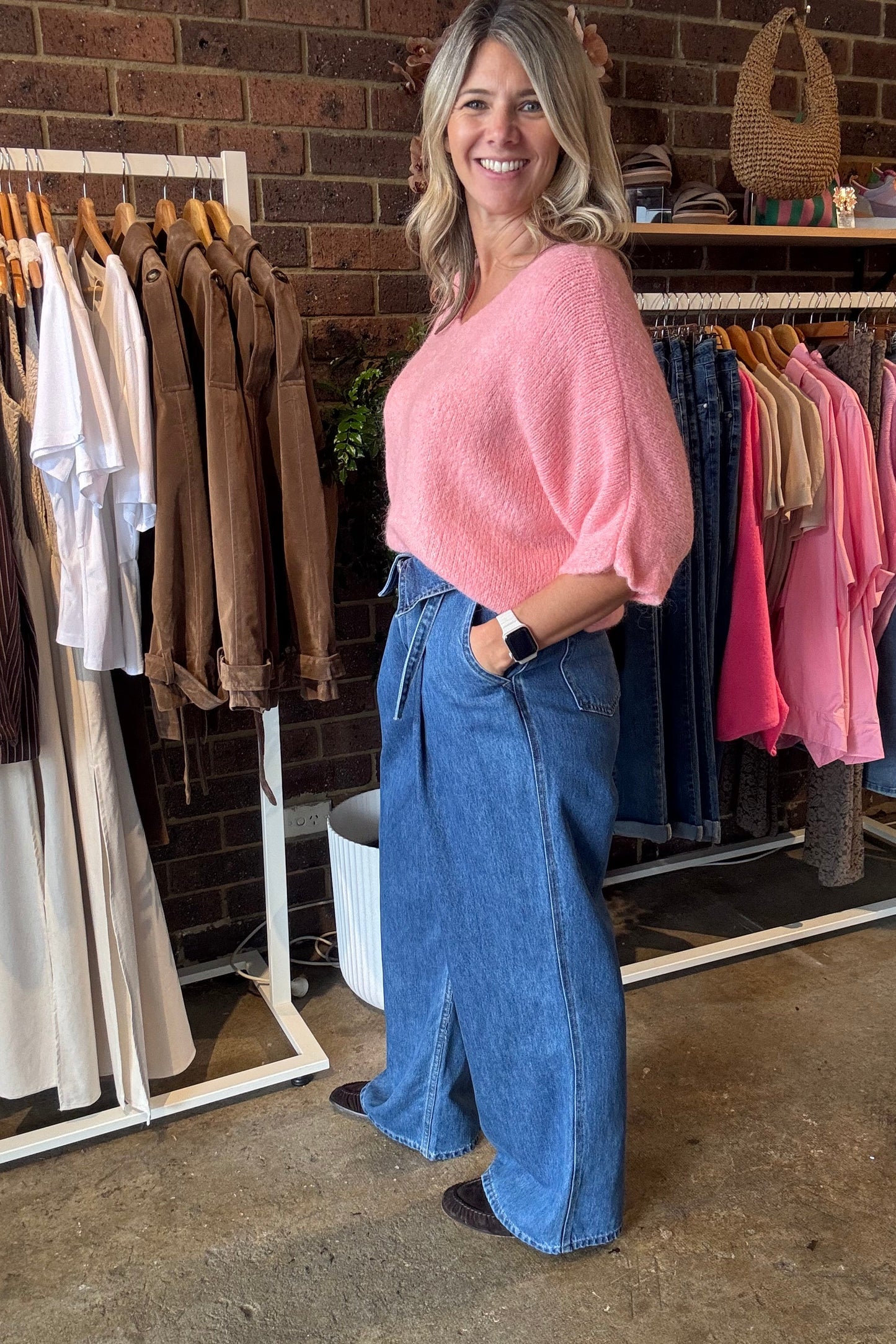 Whitney Knit - Coral