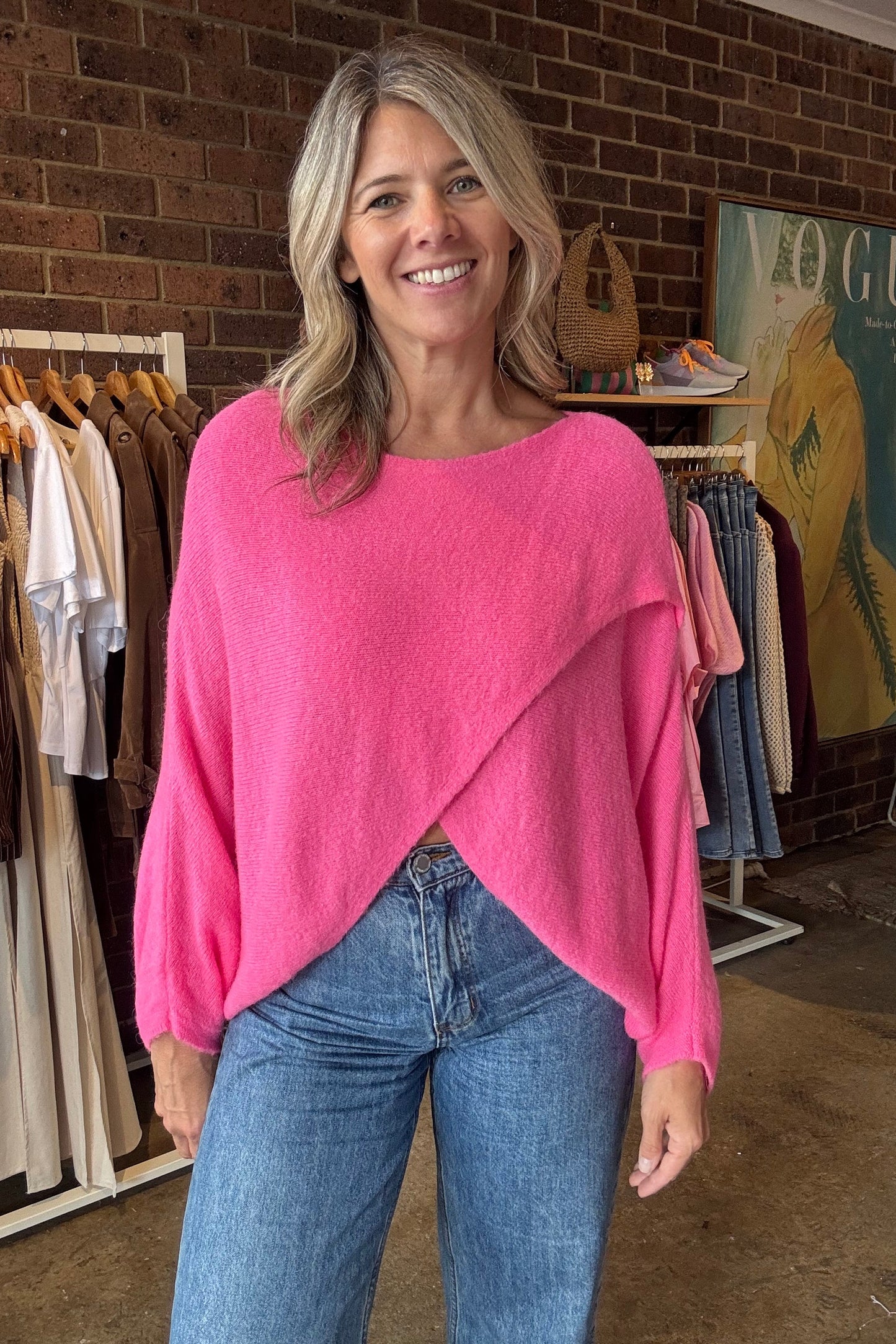 Cher Knit - Hot Pink