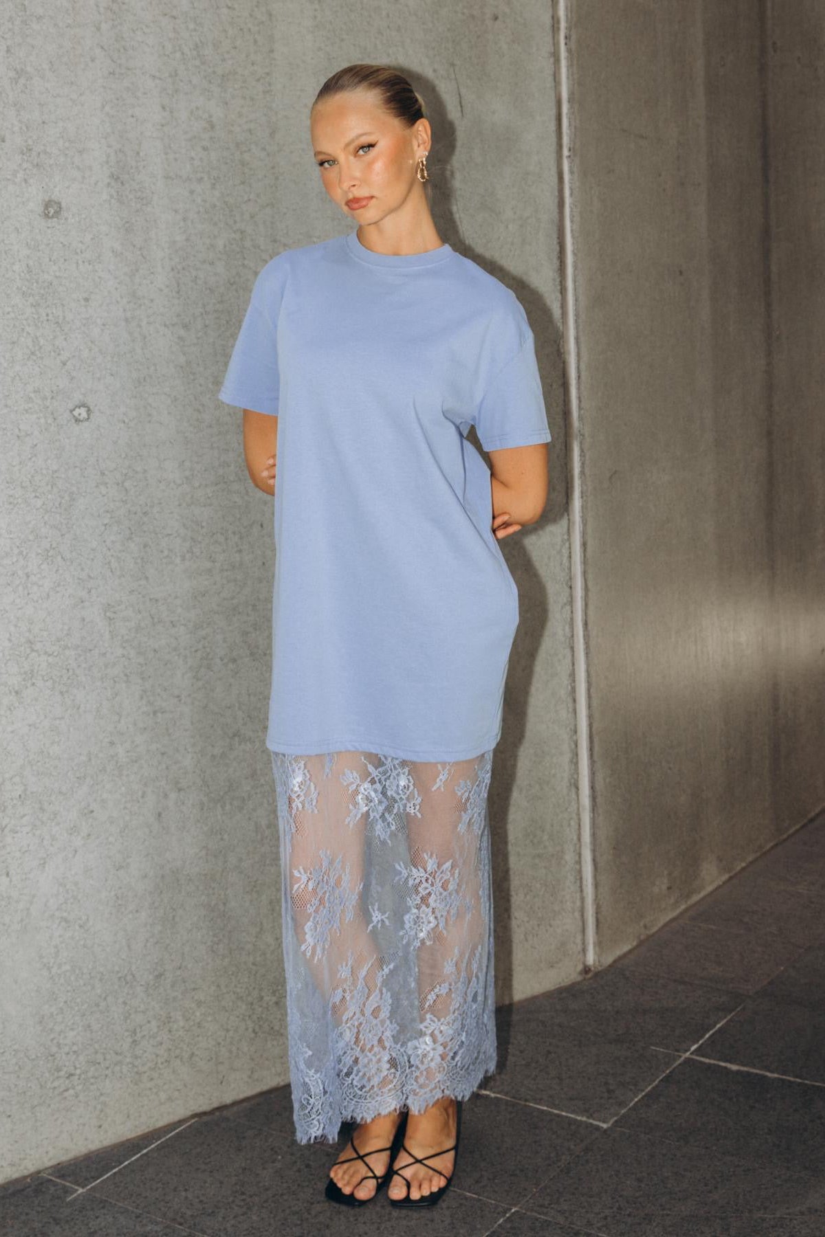 Anika Blue Lace Dress