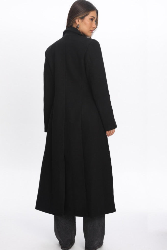 Indy Maxi Coat - Black
