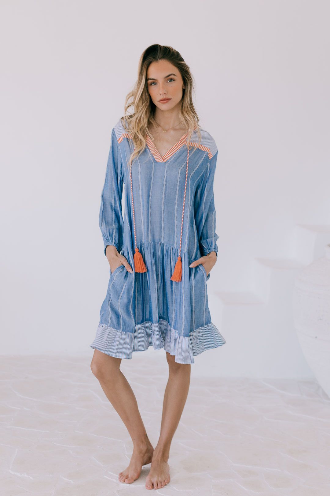Sorrento Dress - Blue