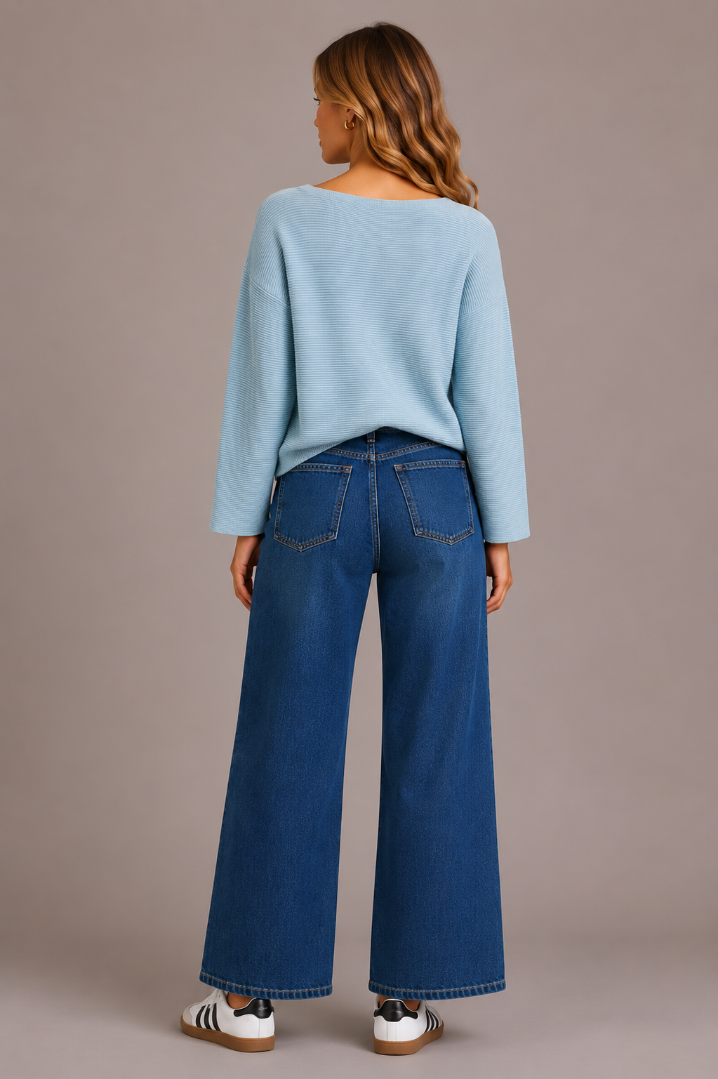 Jackie Knit - Baby Blue