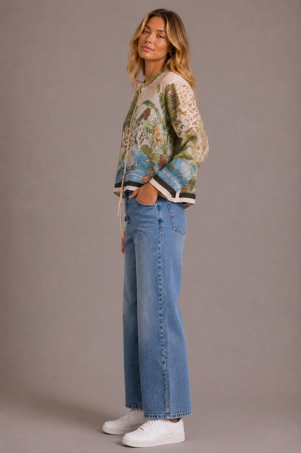 Lylah Bomber - Sage