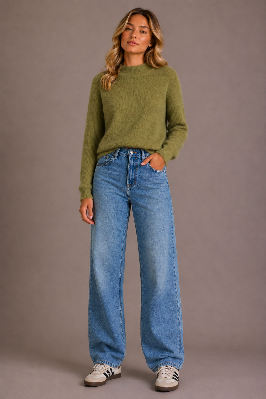 Tara Fluffy Knit - Pistachio