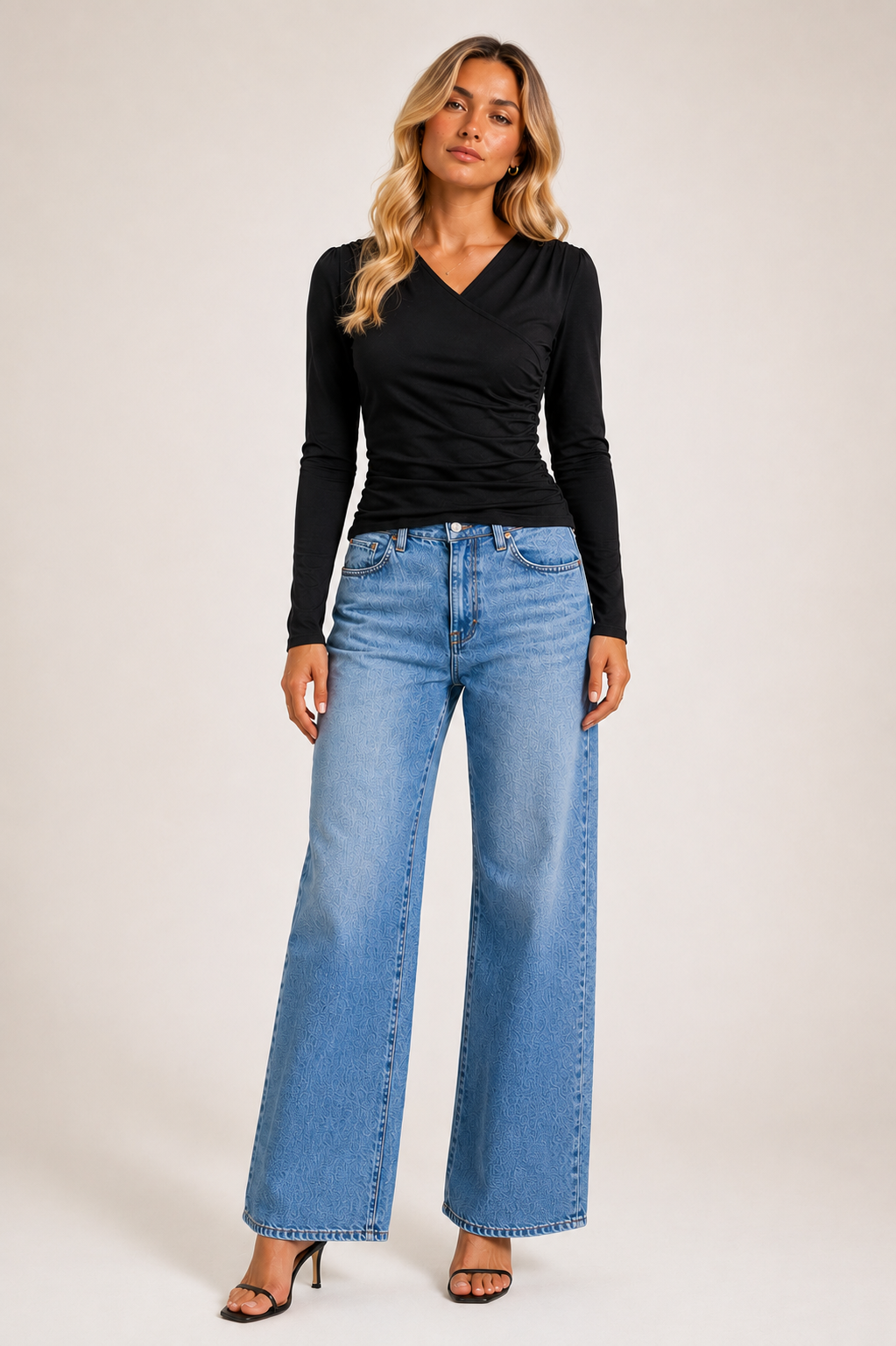 Anita Crossover Top - Black