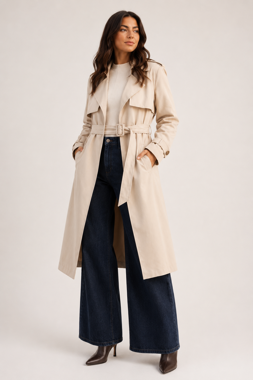 Carmel Trench Coat - Beige