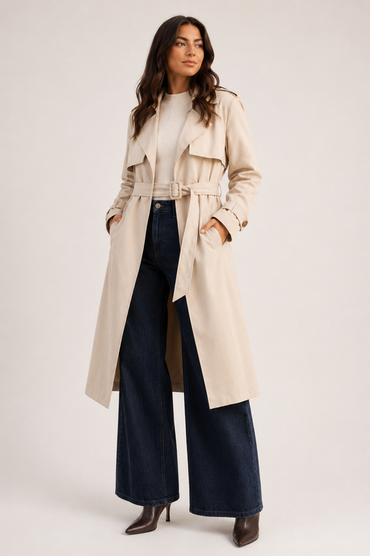 Carmel Trench Coat - Beige