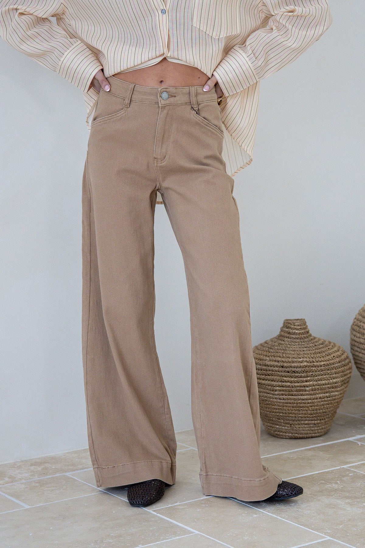 Sutton Stretch Jean - Beige