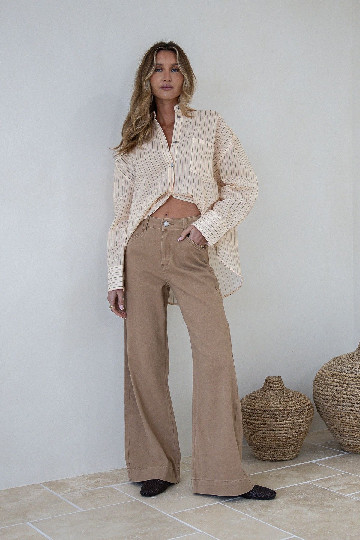 Sutton Stretch Jean - Beige