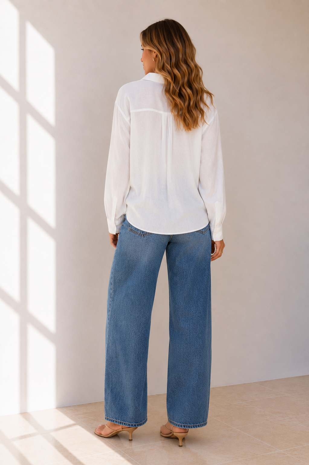 Jodie Twist Shirt- White