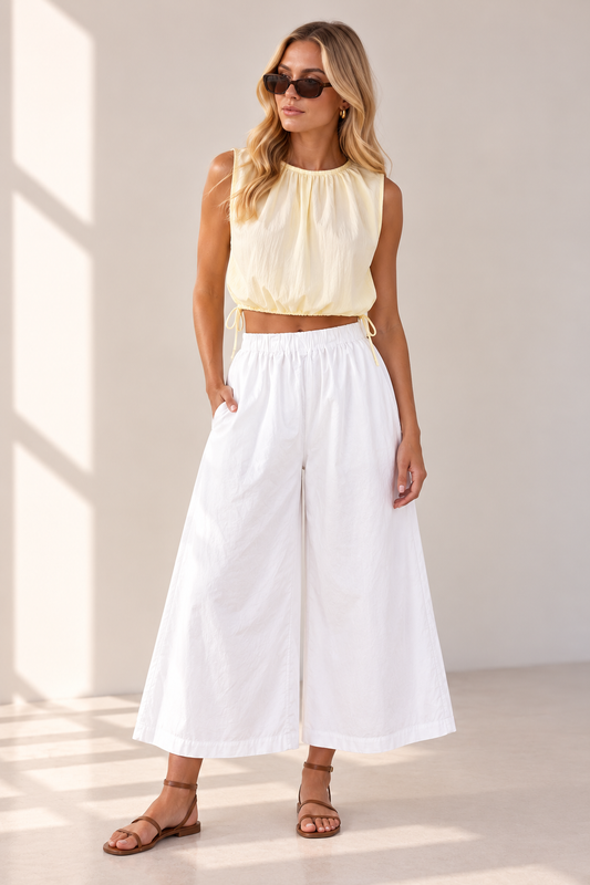 Dani Culottes - White