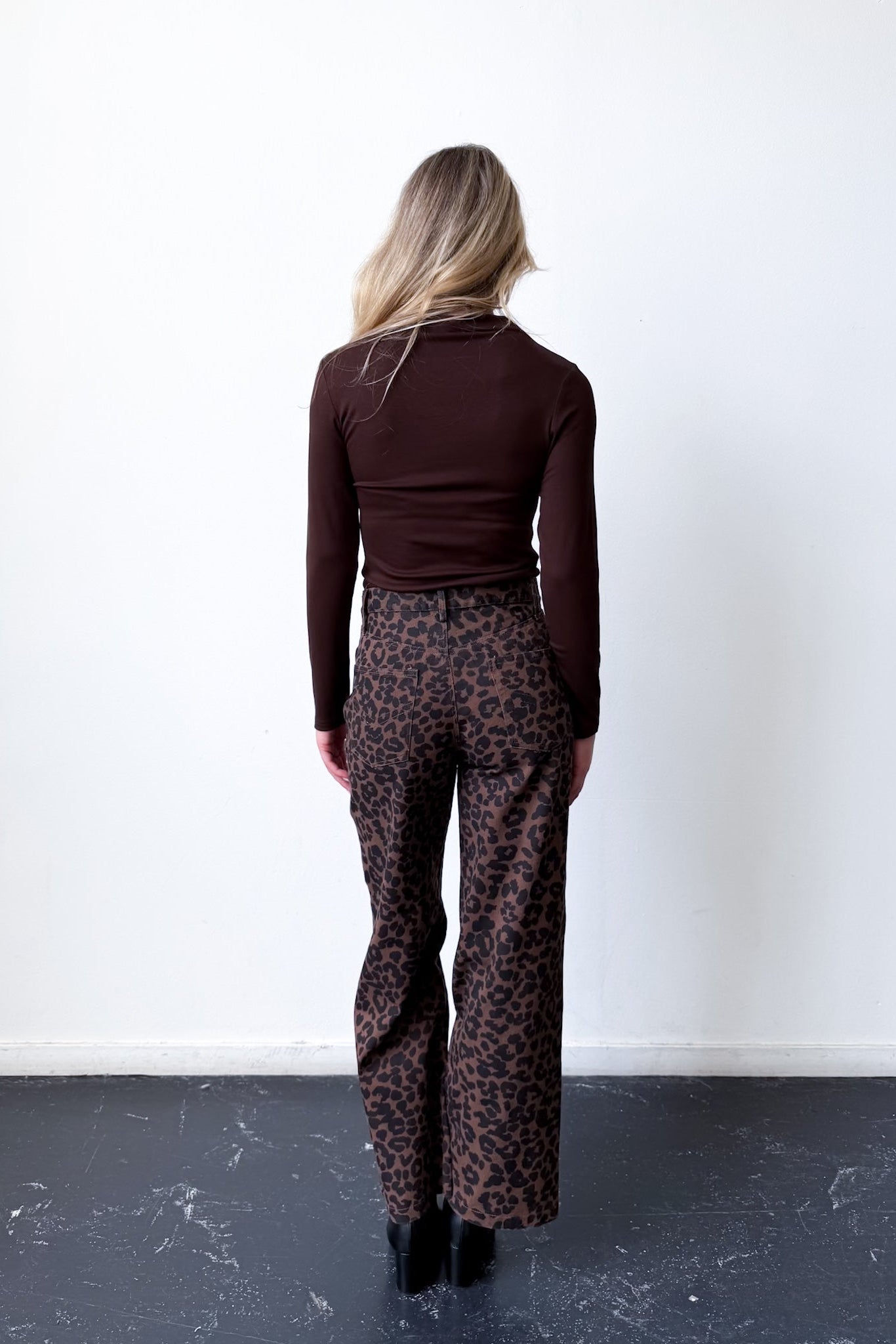 Jade Leopard Jeans