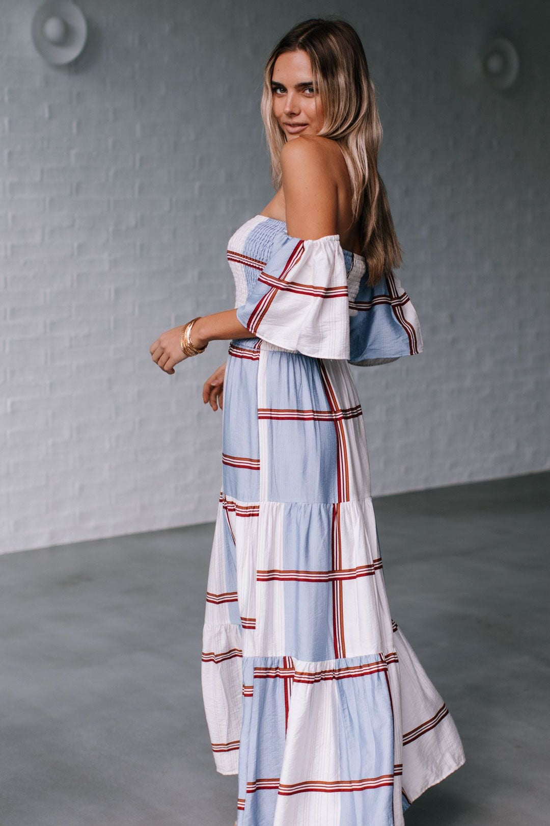 Firenze Shirred Dress