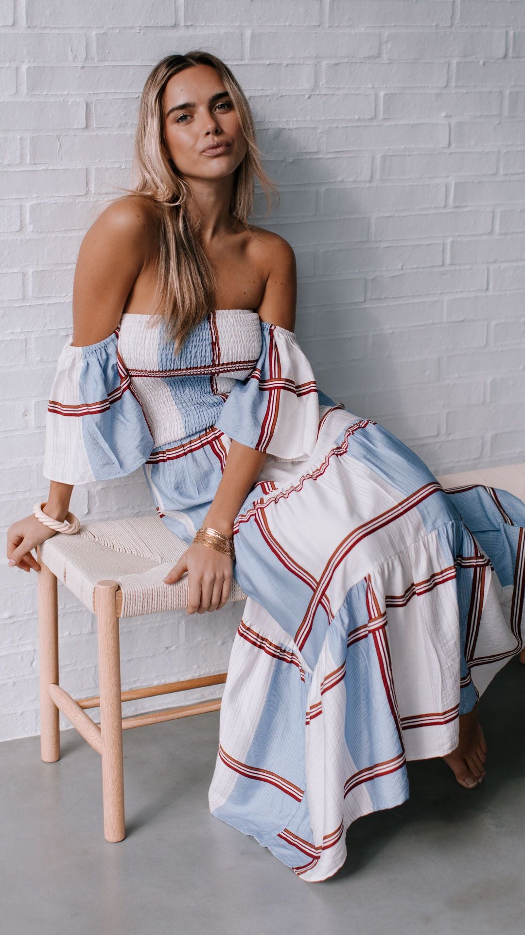 Firenze Shirred Dress