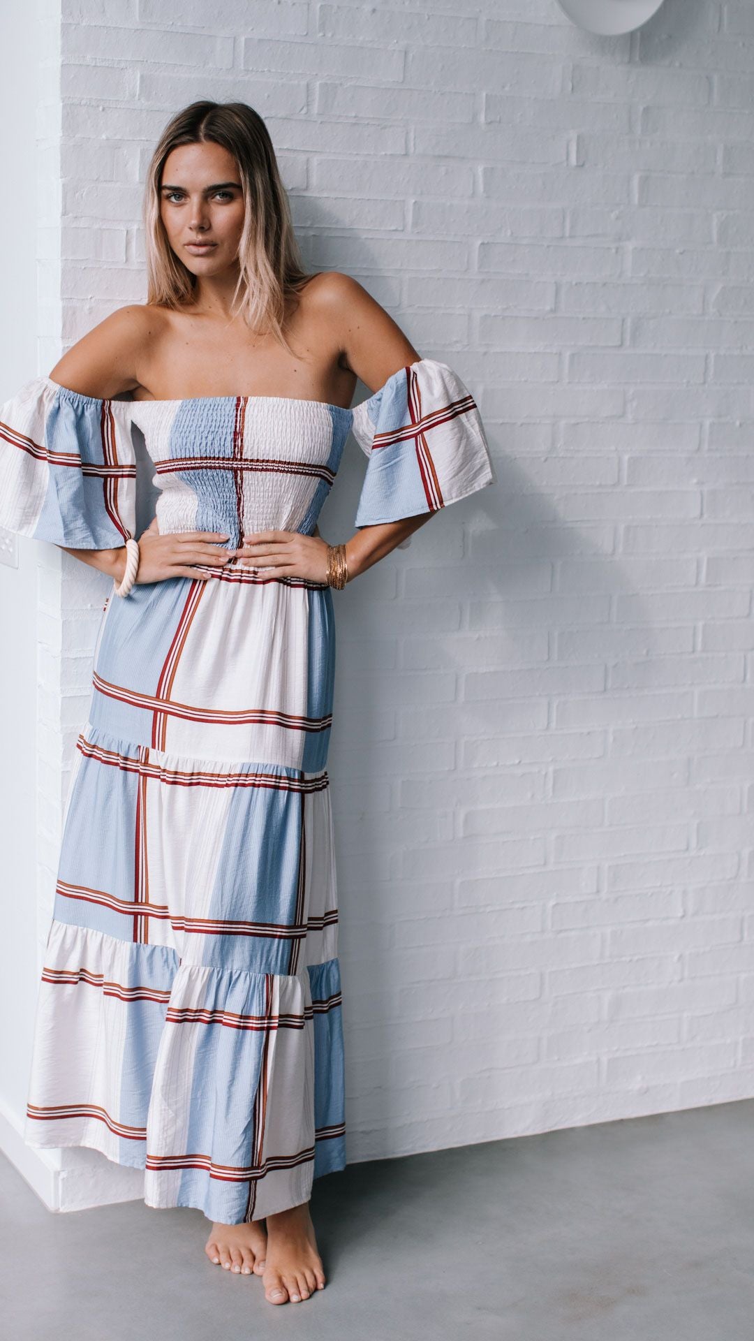 Firenze Shirred Dress
