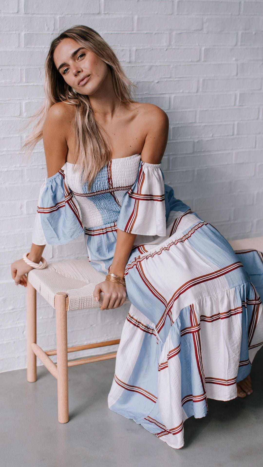 Firenze Shirred Dress