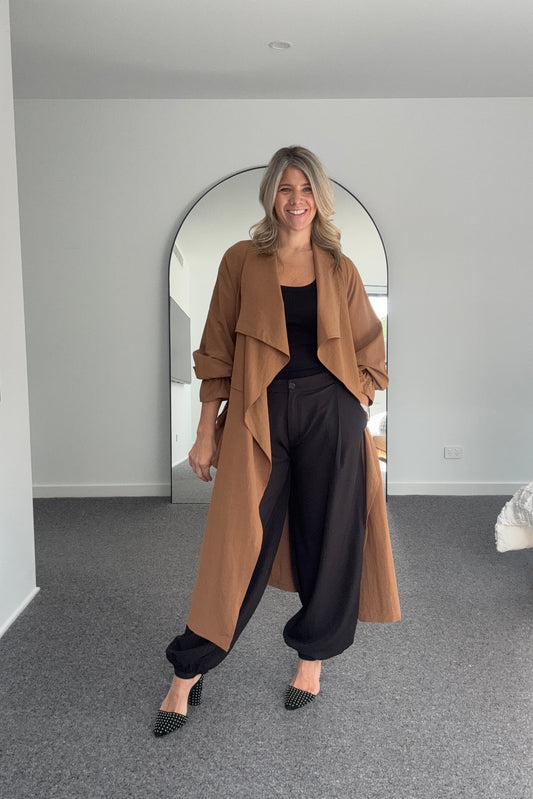 French Trench Coat - Tan