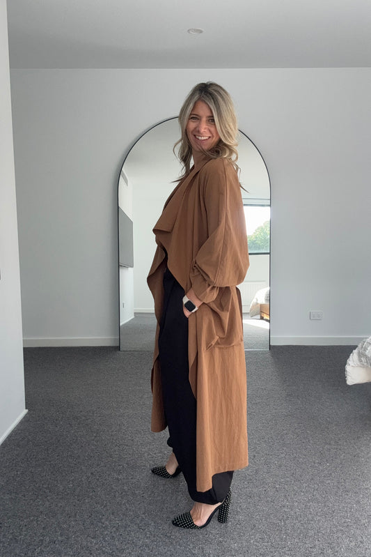 French Trench Coat - Tan