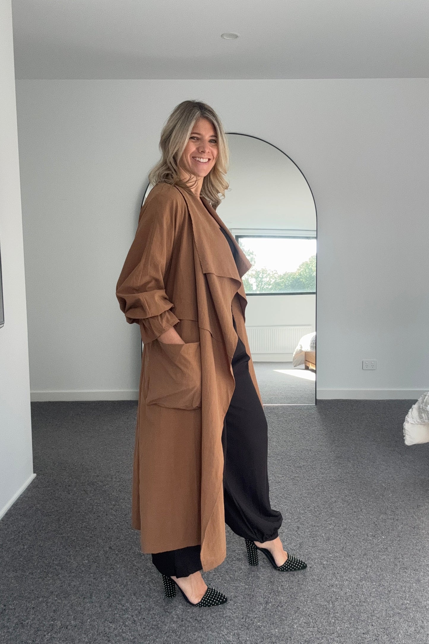 French Trench Coat - Tan