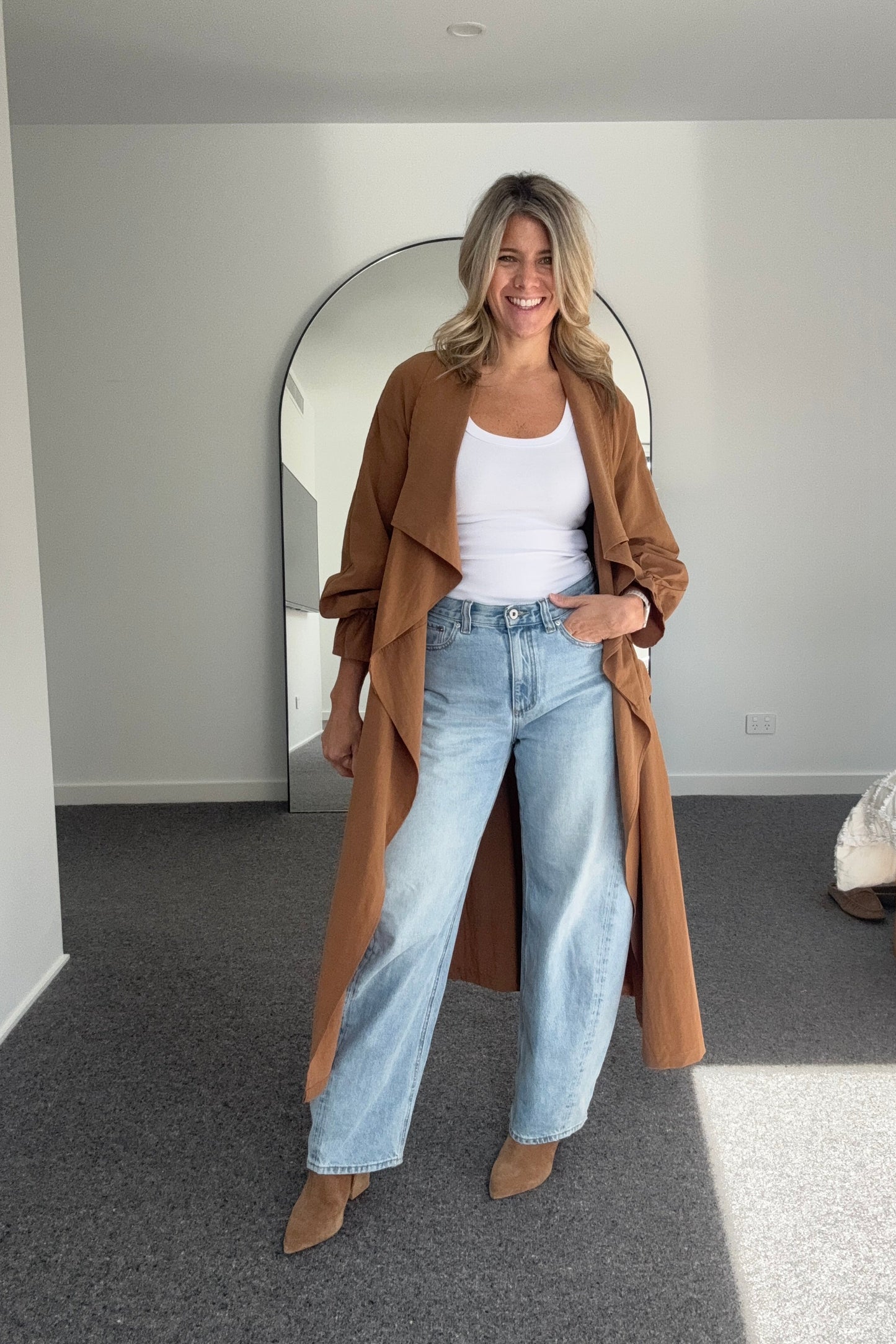 French Trench Coat - Tan