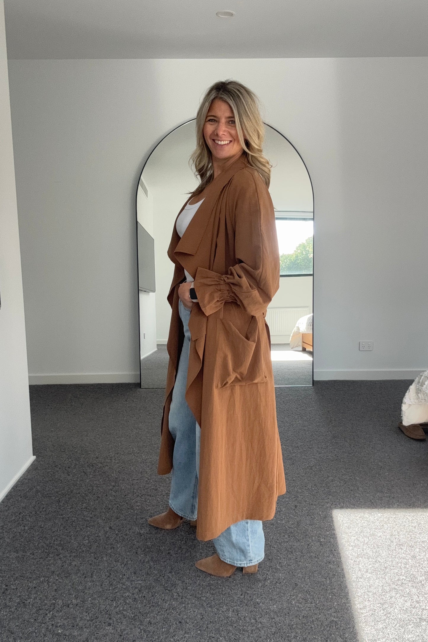 French Trench Coat - Tan