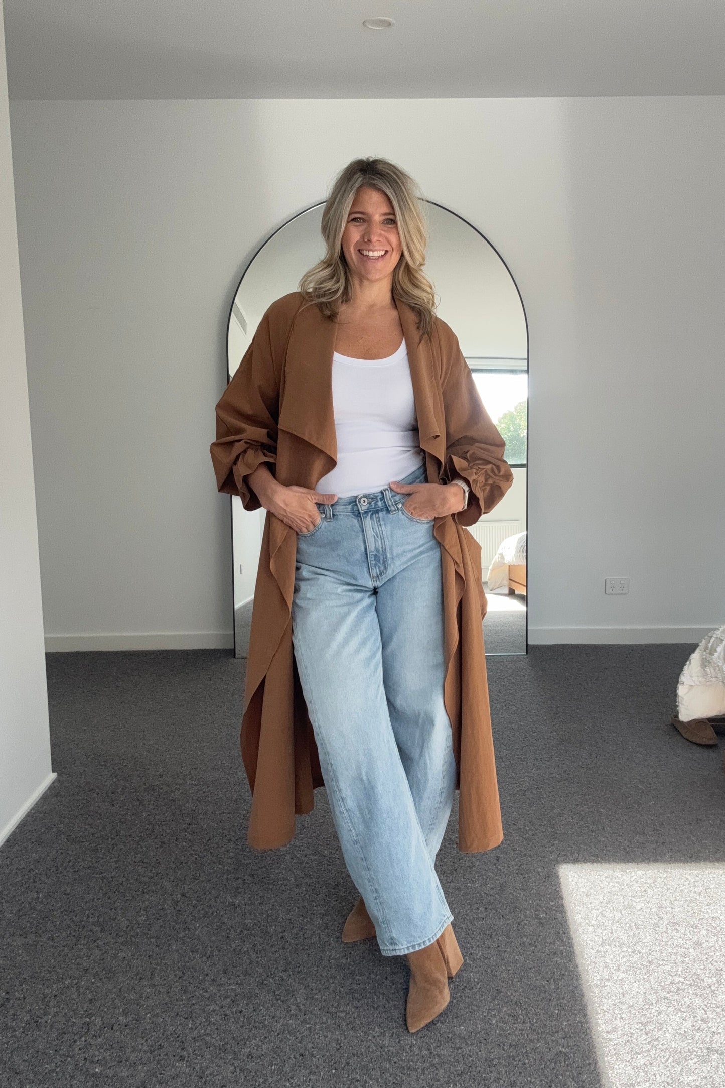 French Trench Coat - Tan