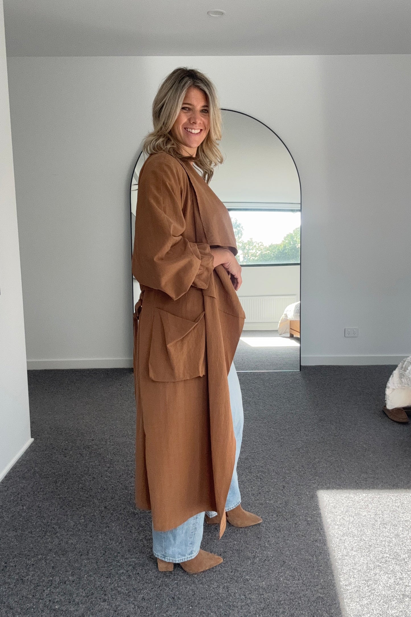 French Trench Coat - Tan