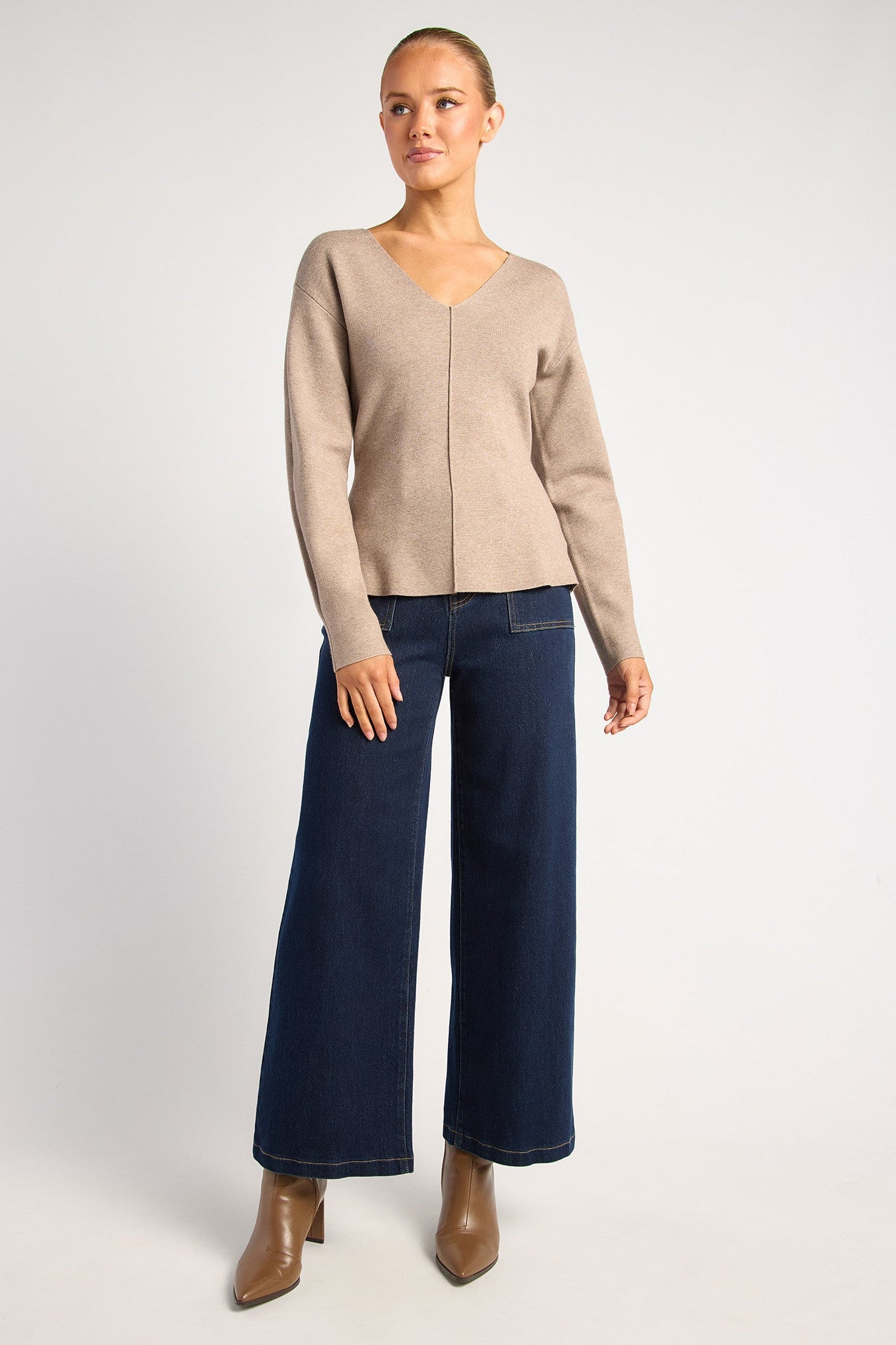 London Knit - Brown Marle