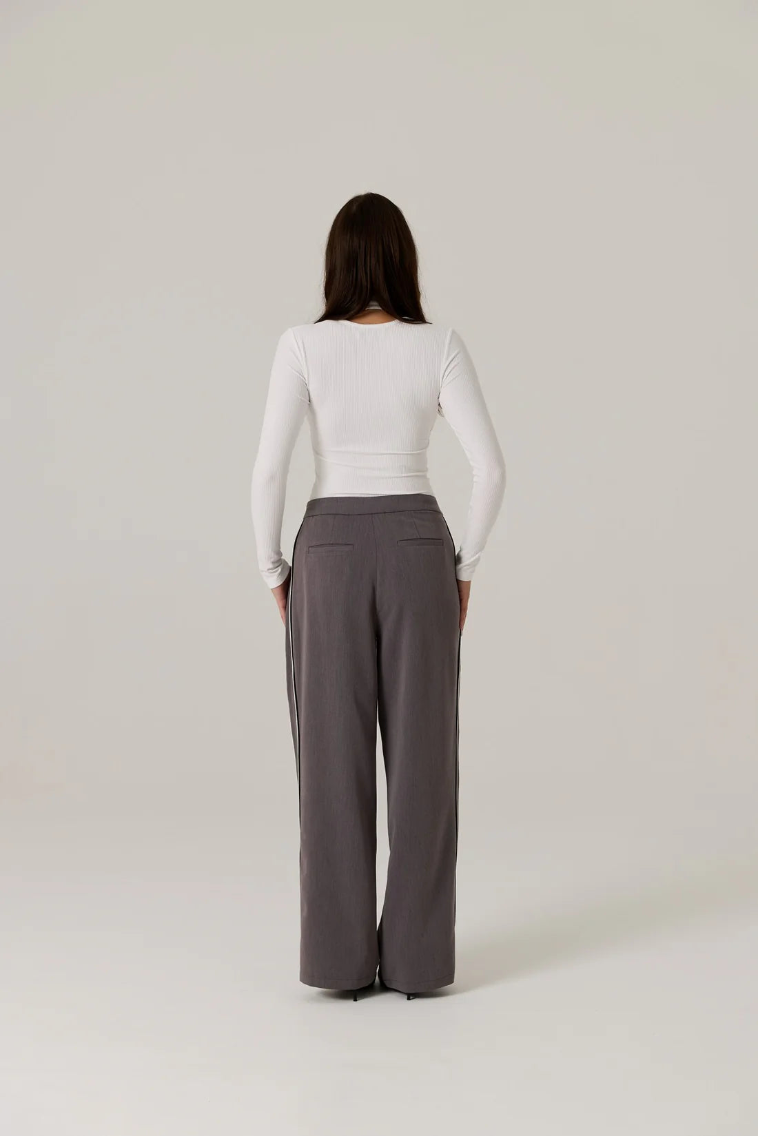 Gia Double Layer Top - White