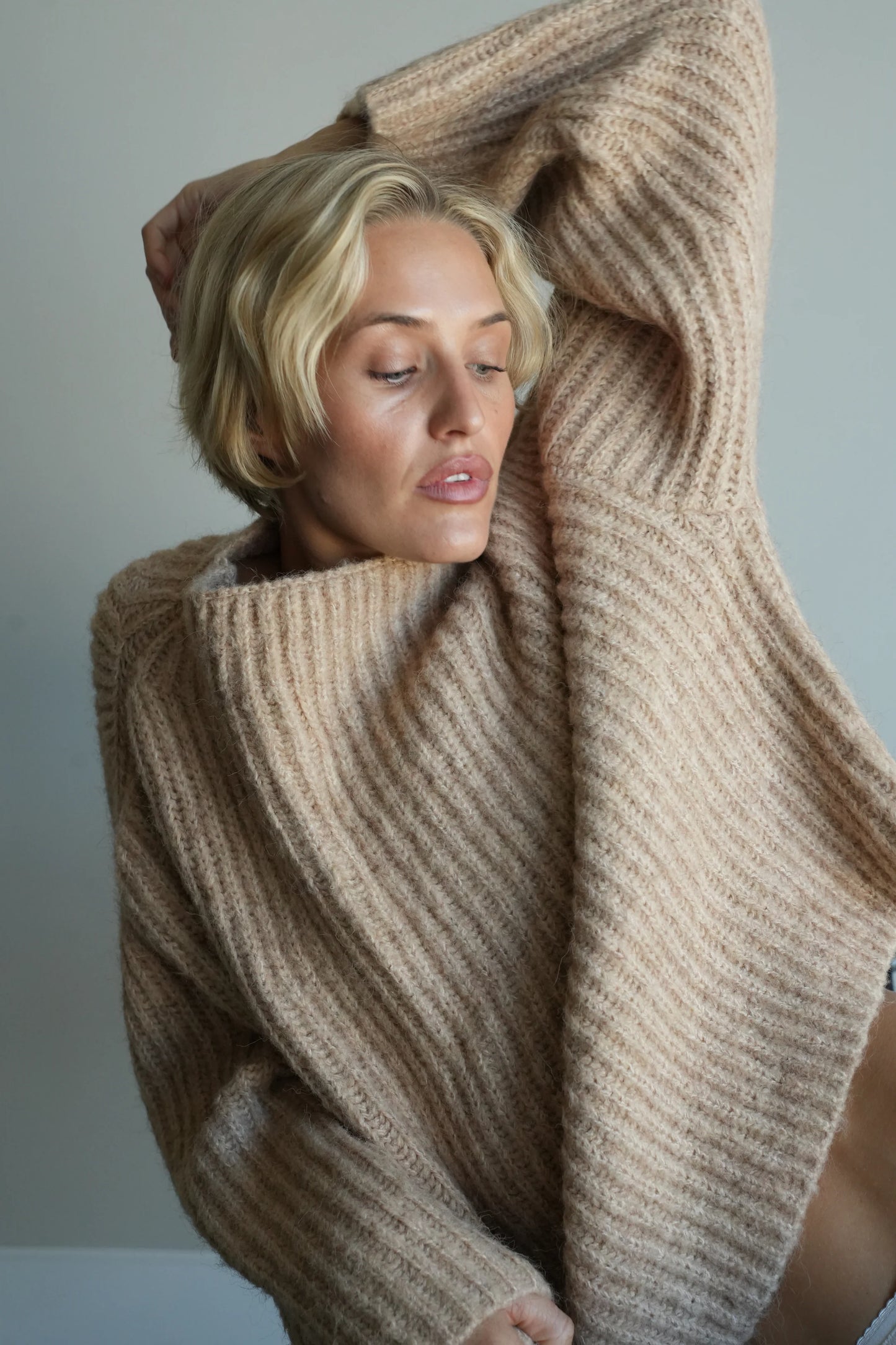 London Knit - Oat Marle
